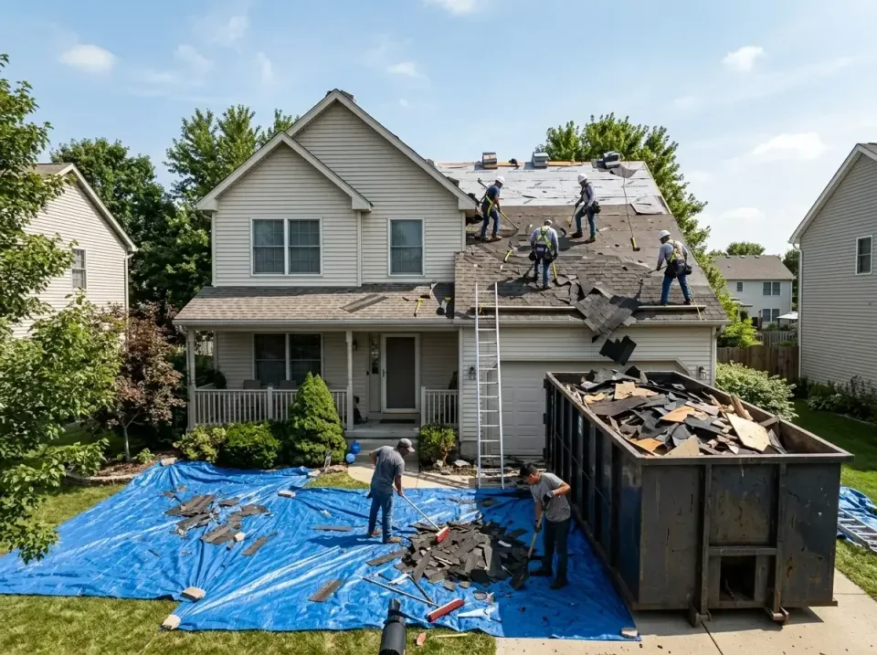 roof-replacement-debris-remova-004 — frequently asked questions, Cheapest Dumpster Rentals in Little River-Academy, TX